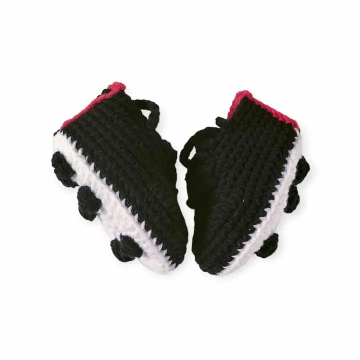 Crochet Baby Shoes Cleats, Soccer Cleats Newborn, Baby Soccer Shoes, Baby's First Cleats, Black Baby Soccer, Unisex Sports Football Baby, First Baby Cleats, Cleats Soccer Booties, Soccer Baby Clothes (6-9 months)