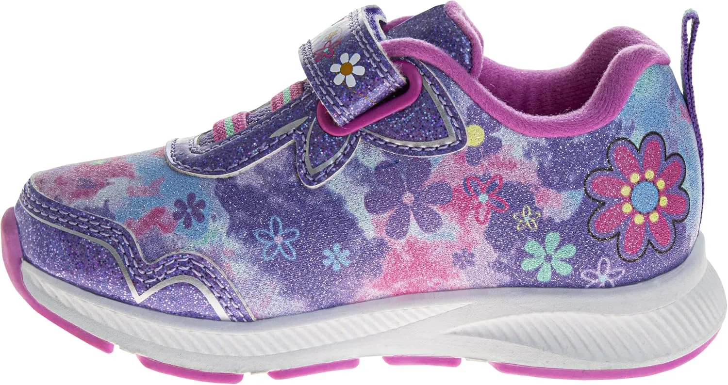 Disney Girls Princess Characters Light Up Laceless Shoes (Toddler/Little Girl)