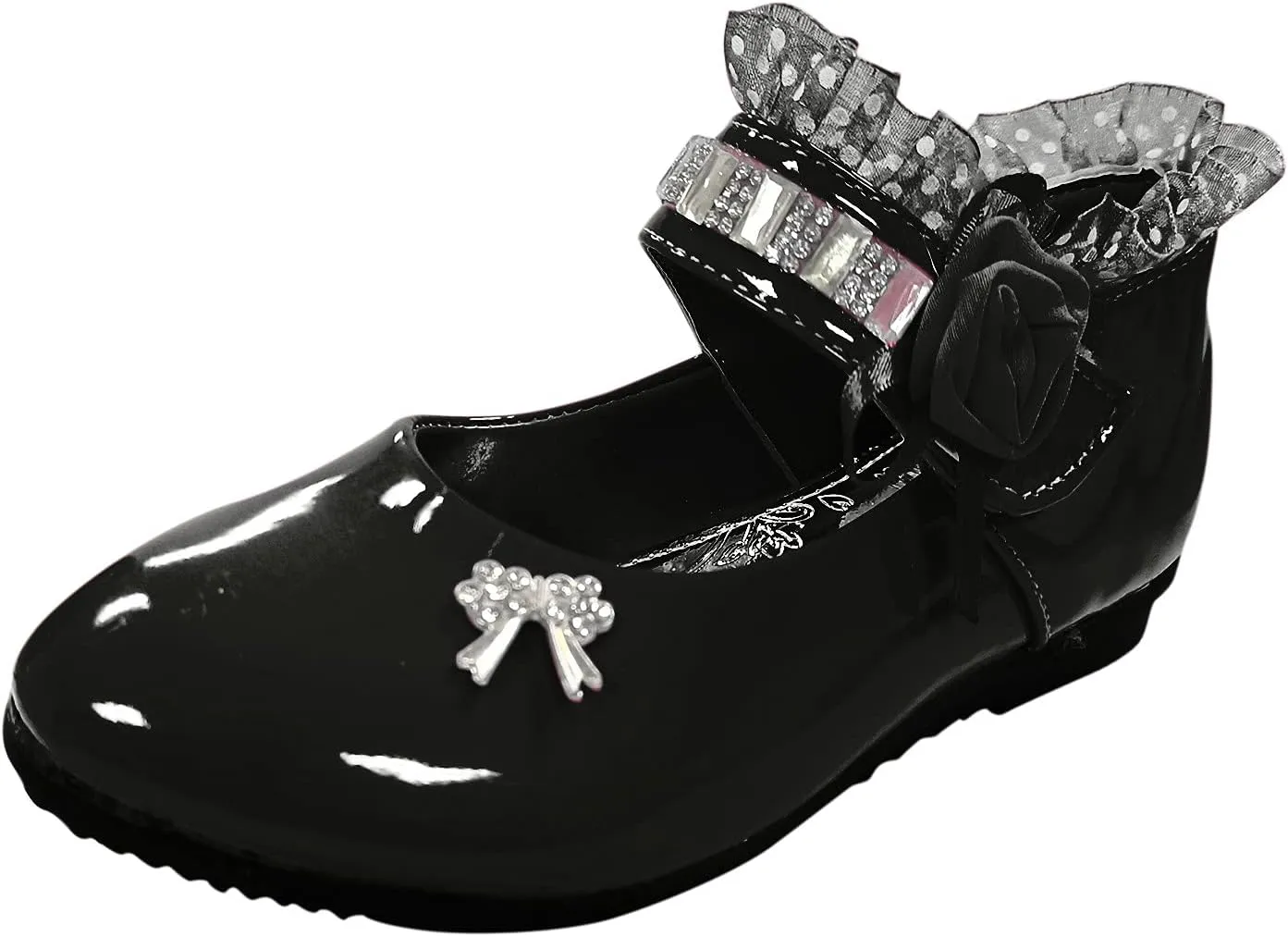 Dress Shoes for Girls,0-12 Years Children Kid Baby Girls Flower Leather Single Shoes Soft Dance Princess Shoes