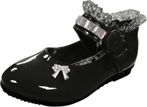 Dress Shoes for Girls,0-12 Years Children Kid Baby Girls Flower Leather Single Shoes Soft Dance Princess Shoes