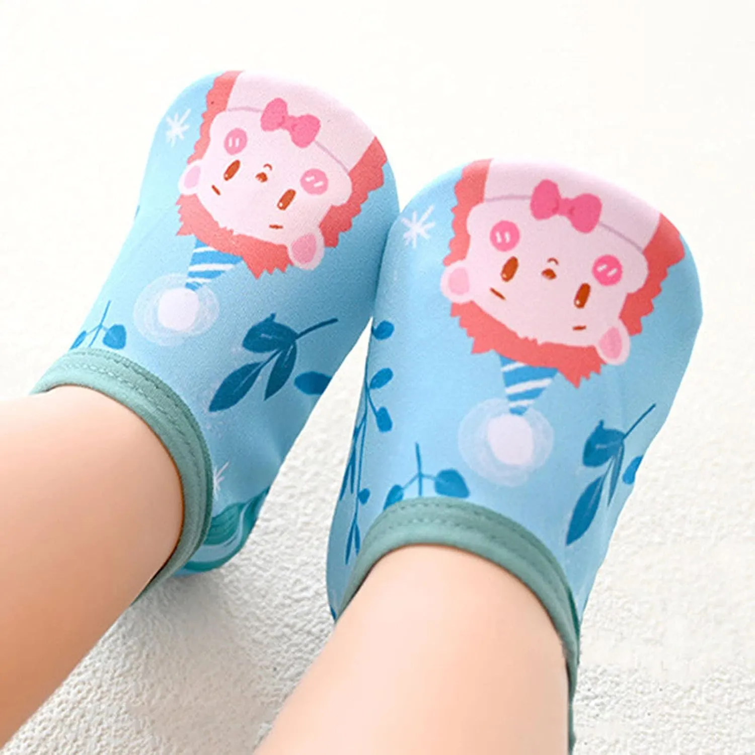 EnJoCho Tennis Shoes for Toddler Girls Barefoot Shoes Baby Socks Boys The Aqua Floor Cartoon Socks Kids Non-Slip Baby Shoes