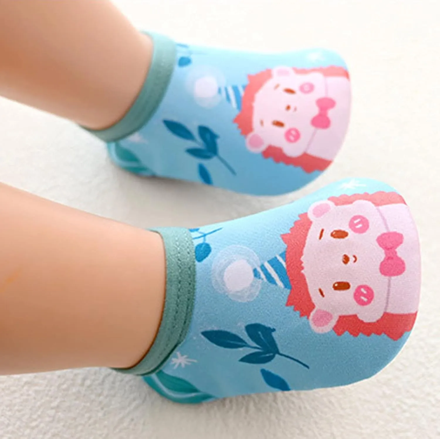 EnJoCho Tennis Shoes for Toddler Girls Barefoot Shoes Baby Socks Boys The Aqua Floor Cartoon Socks Kids Non-Slip Baby Shoes