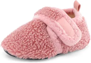 ESTAMICO Toddler Slippers for Girls Boys Warm House Slipper Kids Non Slip Indoor Shoes