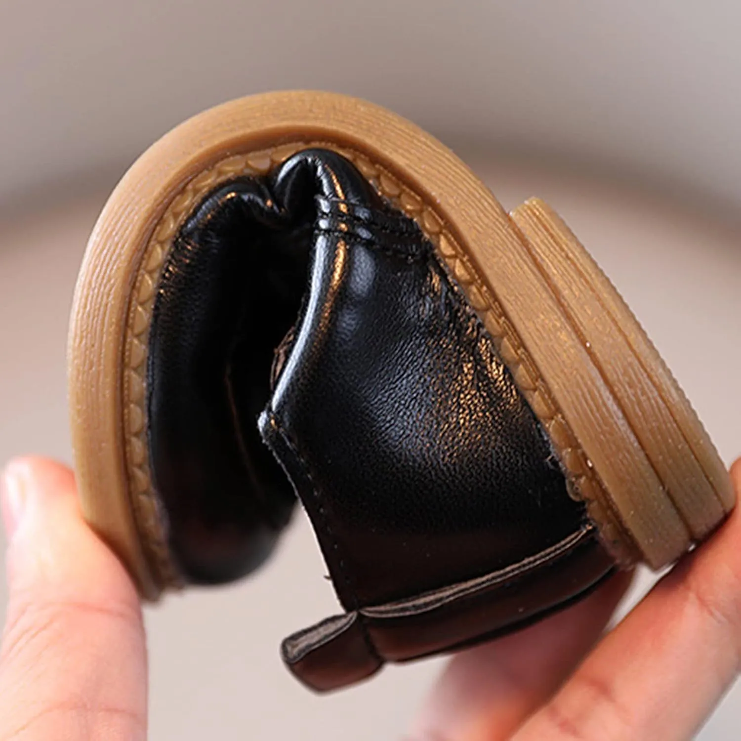 Fashion Autumn Toddler and Boys Casual Shoes Thick Sole Round Toe Buckle Shoes Toddler Shoes Size 11 Girls