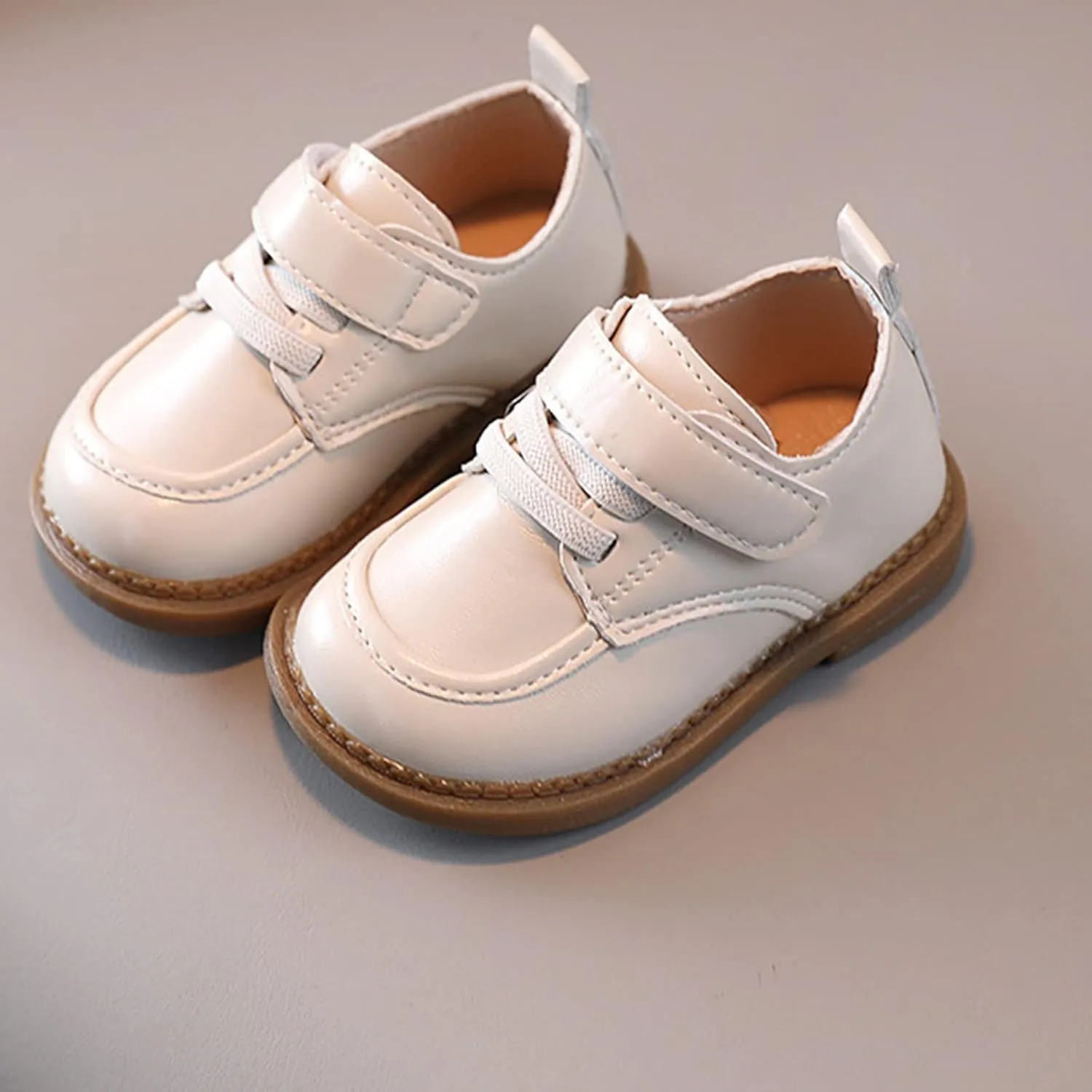 Fashion Autumn Toddler and Boys Casual Shoes Thick Sole Round Toe Buckle Shoes Toddler Shoes Size 11 Girls