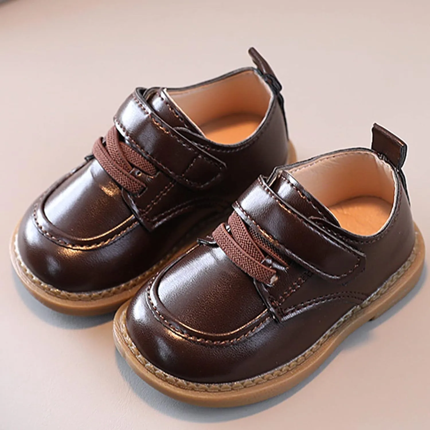Fashion Autumn Toddler and Boys Casual Shoes Thick Sole Round Toe Buckle Shoes Toddler Shoes Size 11 Girls