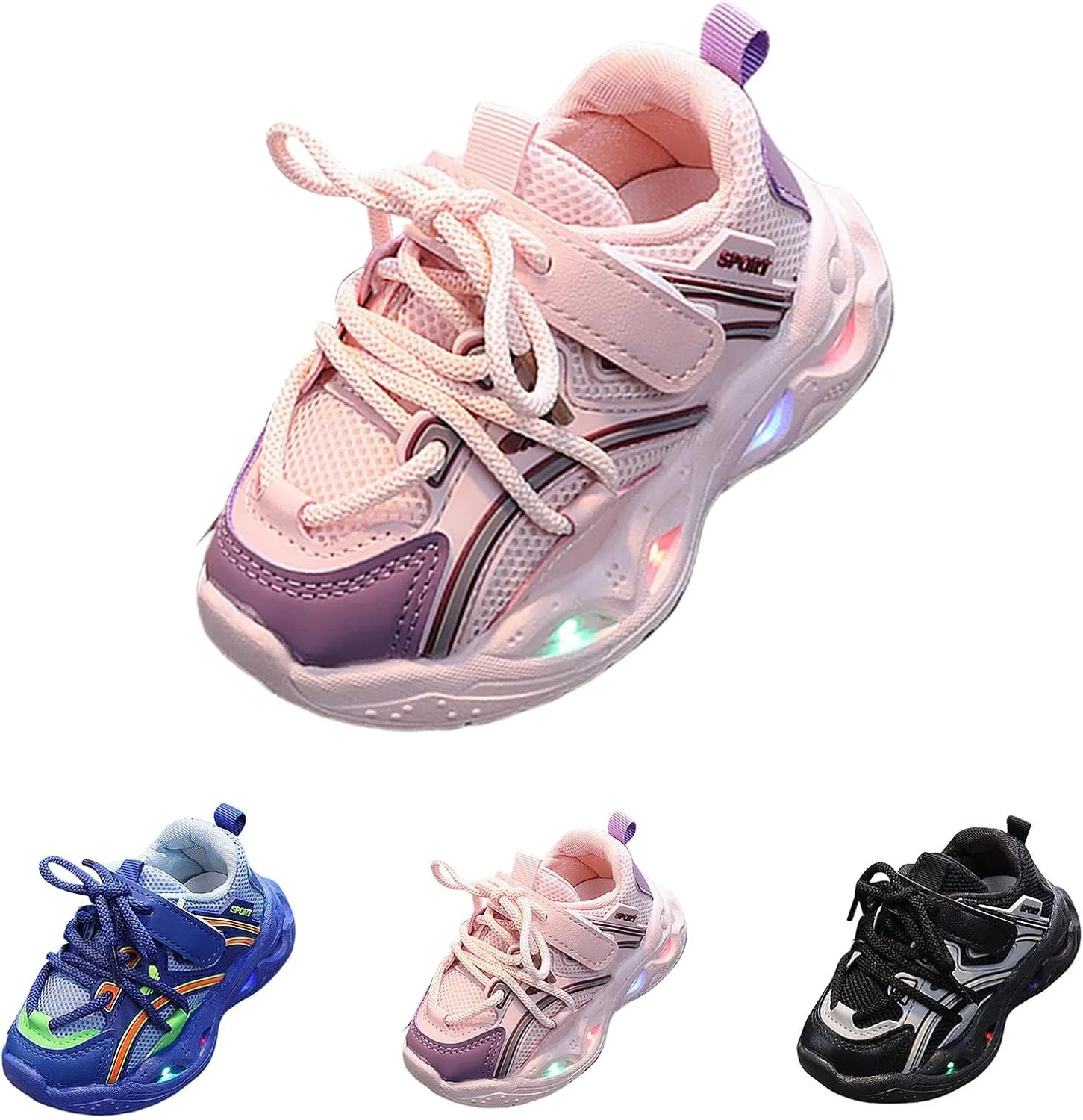 Fashion LED Light Baby Shoes Casual Children Shoes Boys Girls Sandals Soft Kids Sports Shoes Child Shoes Girl