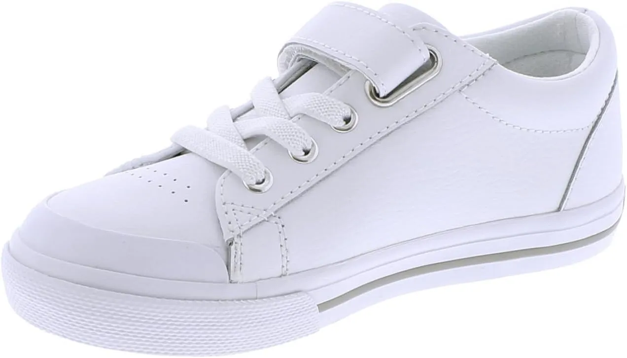 FOOTMATES Reese Leather Shoes for Boys and Girls with Custom-Fit Insoles, Slip-Resistant Rubber Outsole, and Breathable Lining - for Infants, Toddlers, and Little Kids