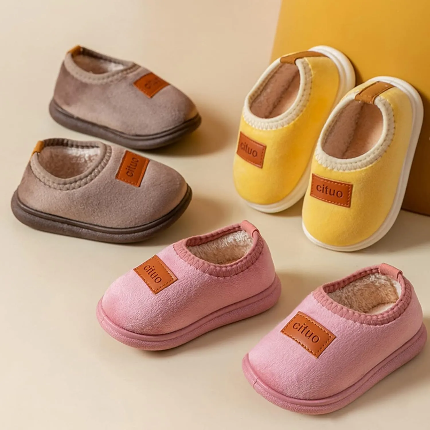 for Baby Girl Childrens Girl Cotton Shoes Solid Color Fashion Soft Sole Winter Warm Indoor Non Toddler Boys Summer Shoes