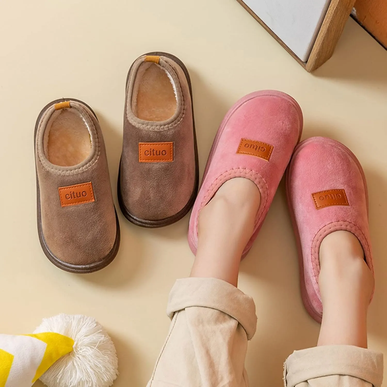 for Baby Girl Childrens Girl Cotton Shoes Solid Color Fashion Soft Sole Winter Warm Indoor Non Toddler Boys Summer Shoes