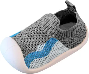 Generic Baby Sneakers Girls Boys Lightweight Breathable Mesh First Wlkers Shoes Casual Soft Bottom Slip On Sport Shoes