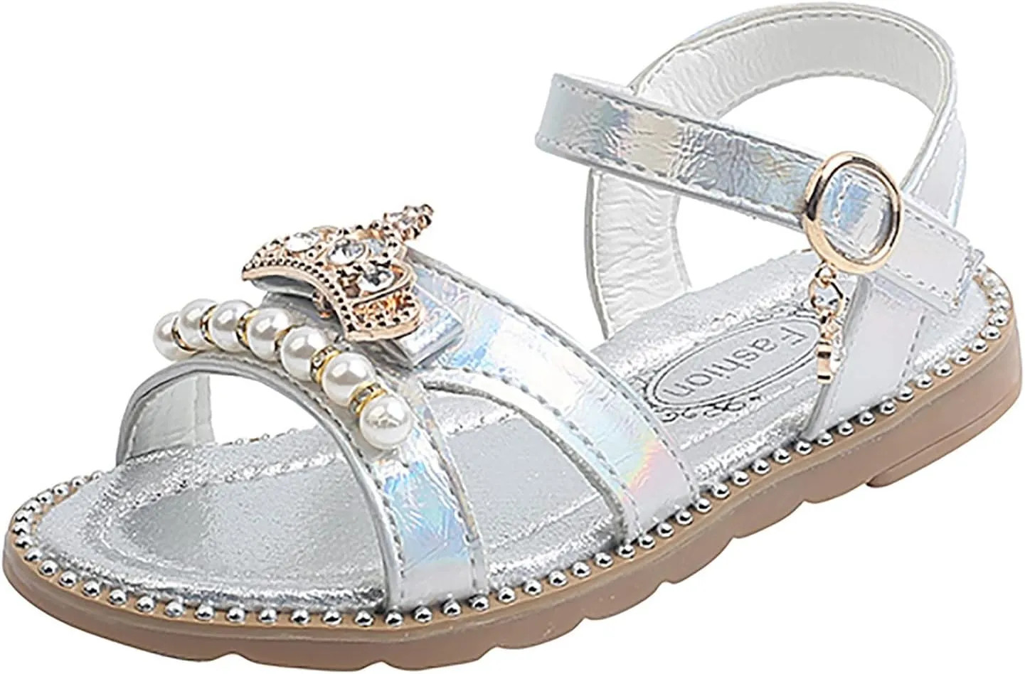 Girl Platform Sandals Girls Sandals Flat Pearl Children Shoes Big Kids Beach Shoes Girls Princess Girls Pool Slides