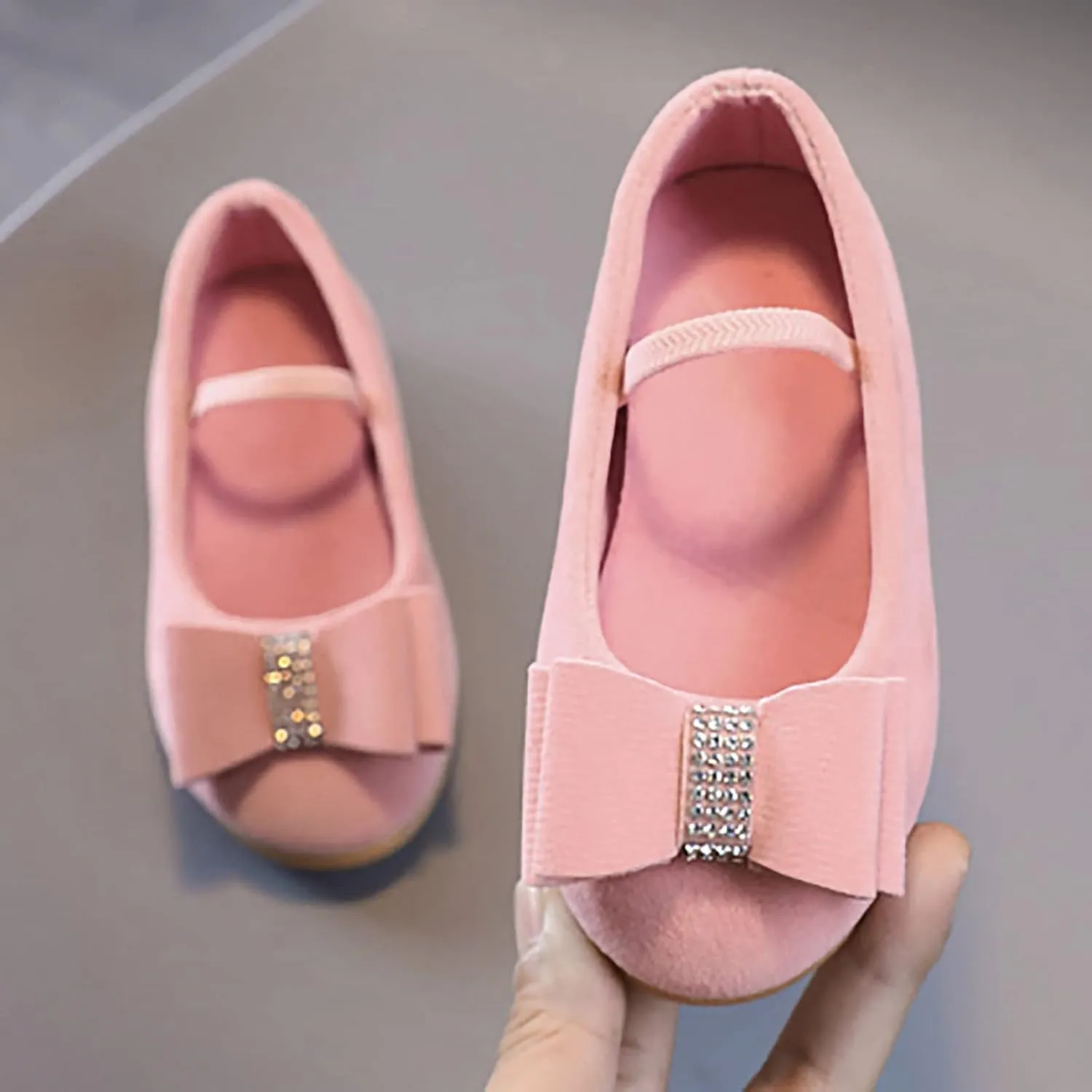 Girls Princess Shoes Toddler Infant Kids Baby Bowknot Sandals Shoes Girls High Heel Sandals