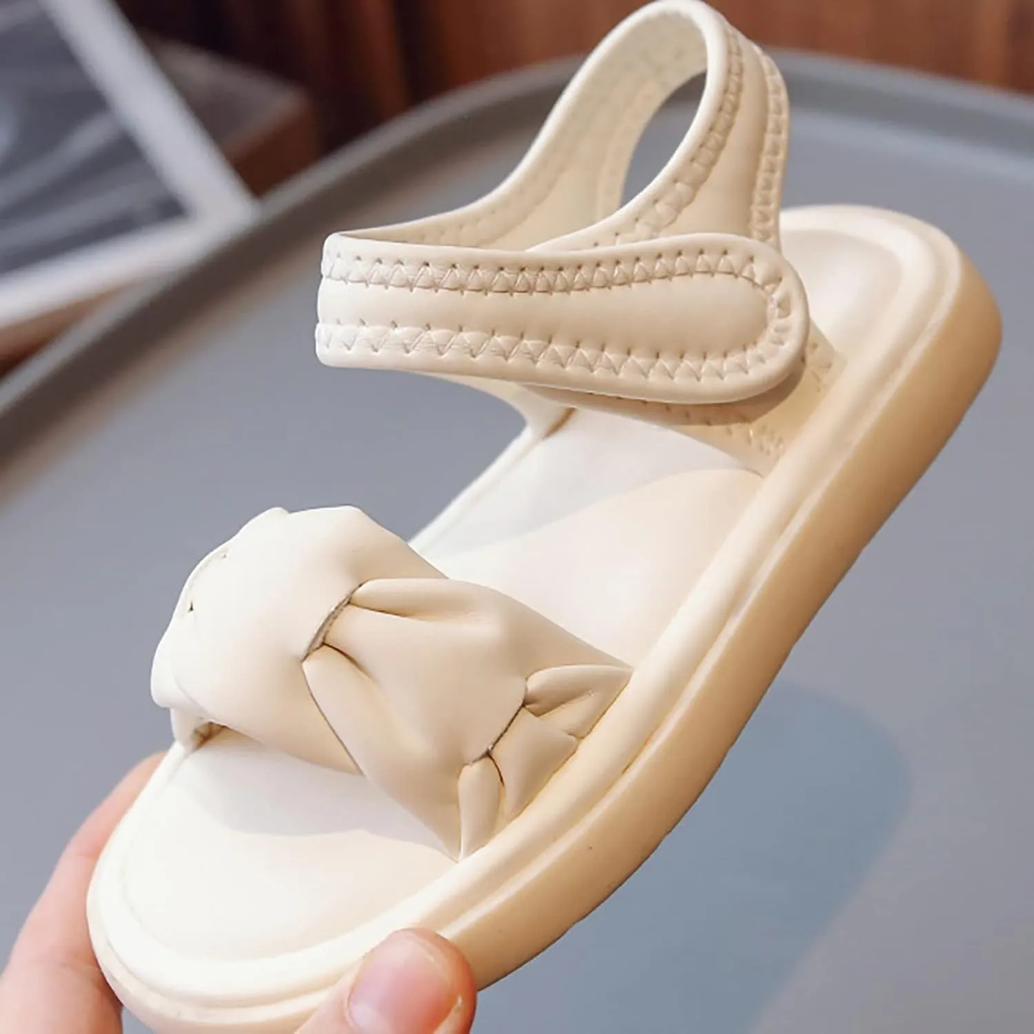 Girls' Sandals Summer Children's Soft Sole Shoes Fashion Girls' Princess Shoes Baby Beach Shoes Slides Youth