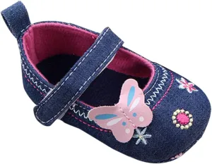 HHmei fashion baby shoes butterfly soft sole toddler embroidered (11/12/13cm)