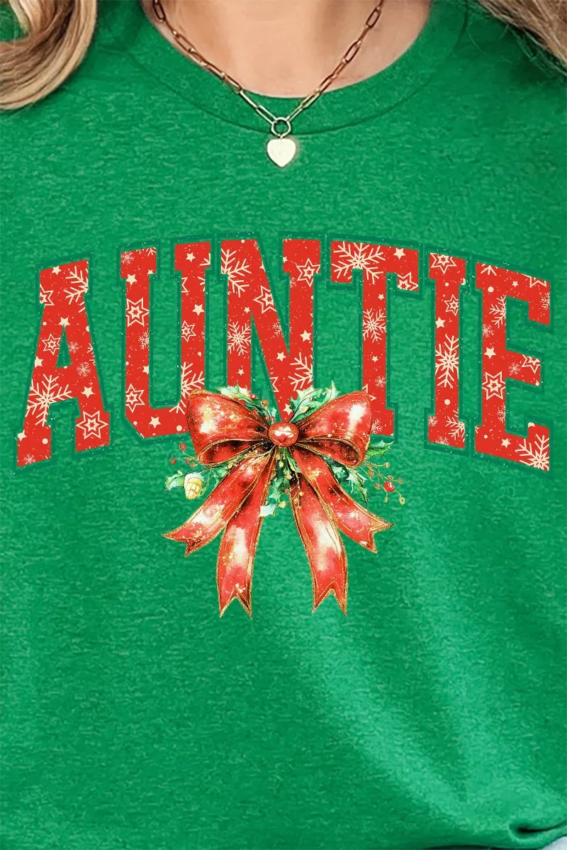 Holly Jolly Auntie Short Sleeve Relaxed Fit T-Shirt