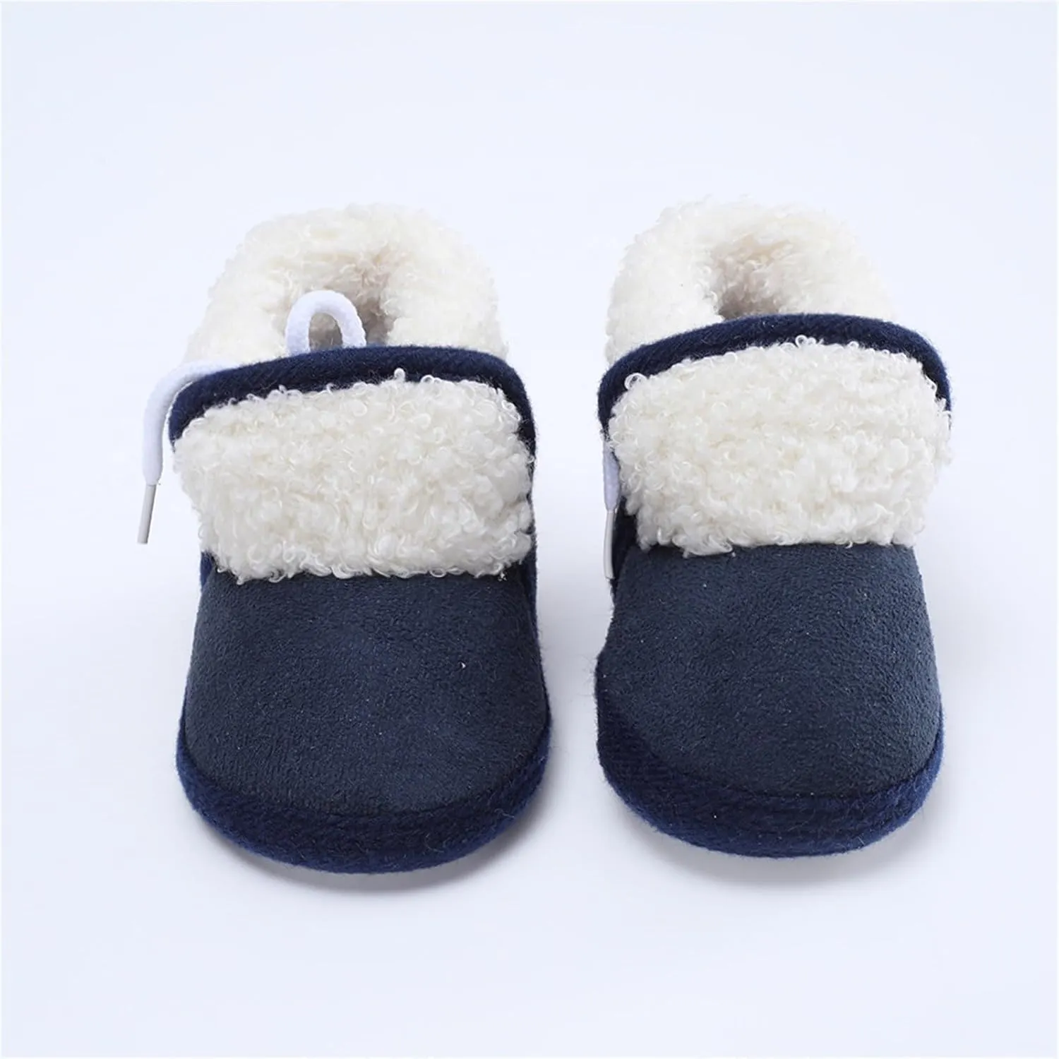 Infant Baby Boots Fleece Lined Plat Sole Wide Toe Casual Walking Shoes Boys Girls Soft Sole Anti Slip Fashion Shoes