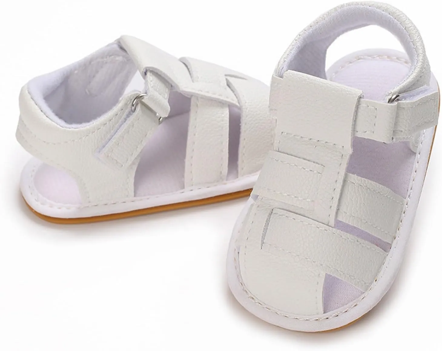 Infant Baby Boys Girls Shoes Summer Sandals Soft Sole Non-Slip Newborn Toddler First Walking Crib Athletic Shoes