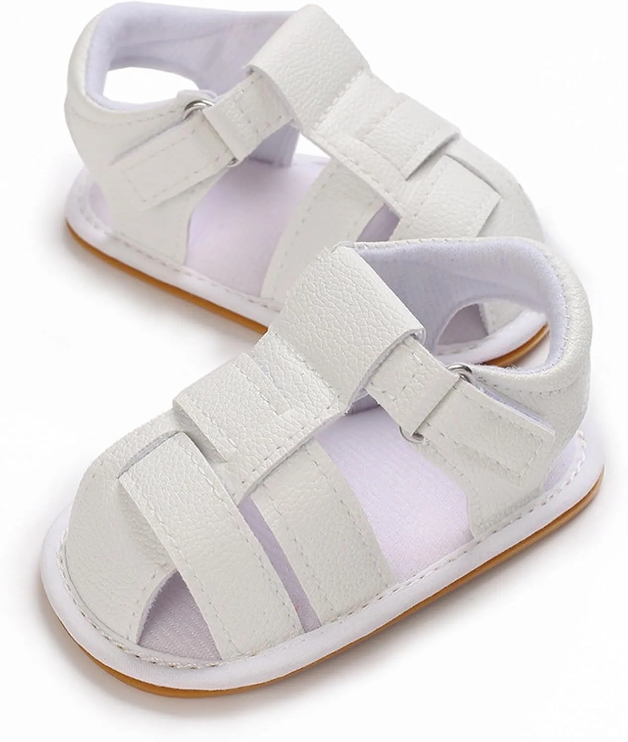 Infant Baby Boys Girls Shoes Summer Sandals Soft Sole Non-Slip Newborn Toddler First Walking Crib Athletic Shoes