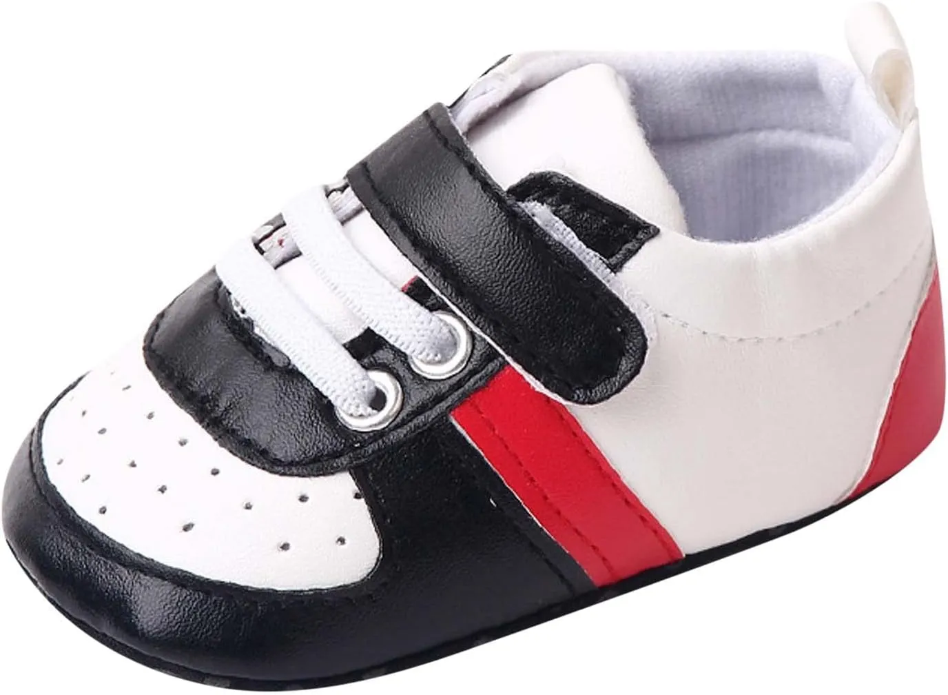 Infant Baby Color Matching Prewalker Sneakers Toddler Boys Girls Anti-Slip Soft Sole Lightweight First Step Shoes Kids