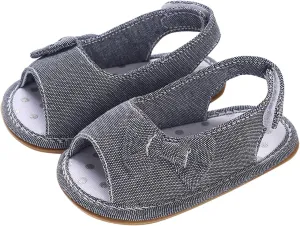 Infant Baby Girls Sandals With Flower Bowknot Soft Sole Shoes Newborn Toddler First Walkers Crib Dress Shoes