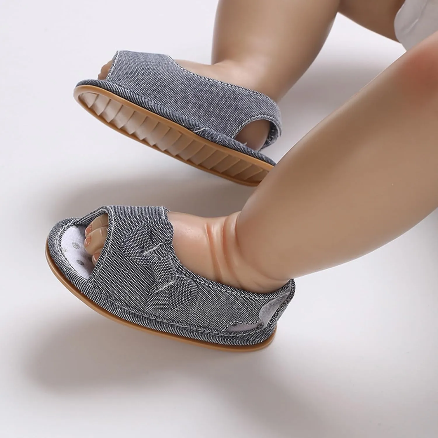 Infant Baby Girls Sandals With Flower Bowknot Soft Sole Shoes Newborn Toddler First Walkers Crib Dress Shoes