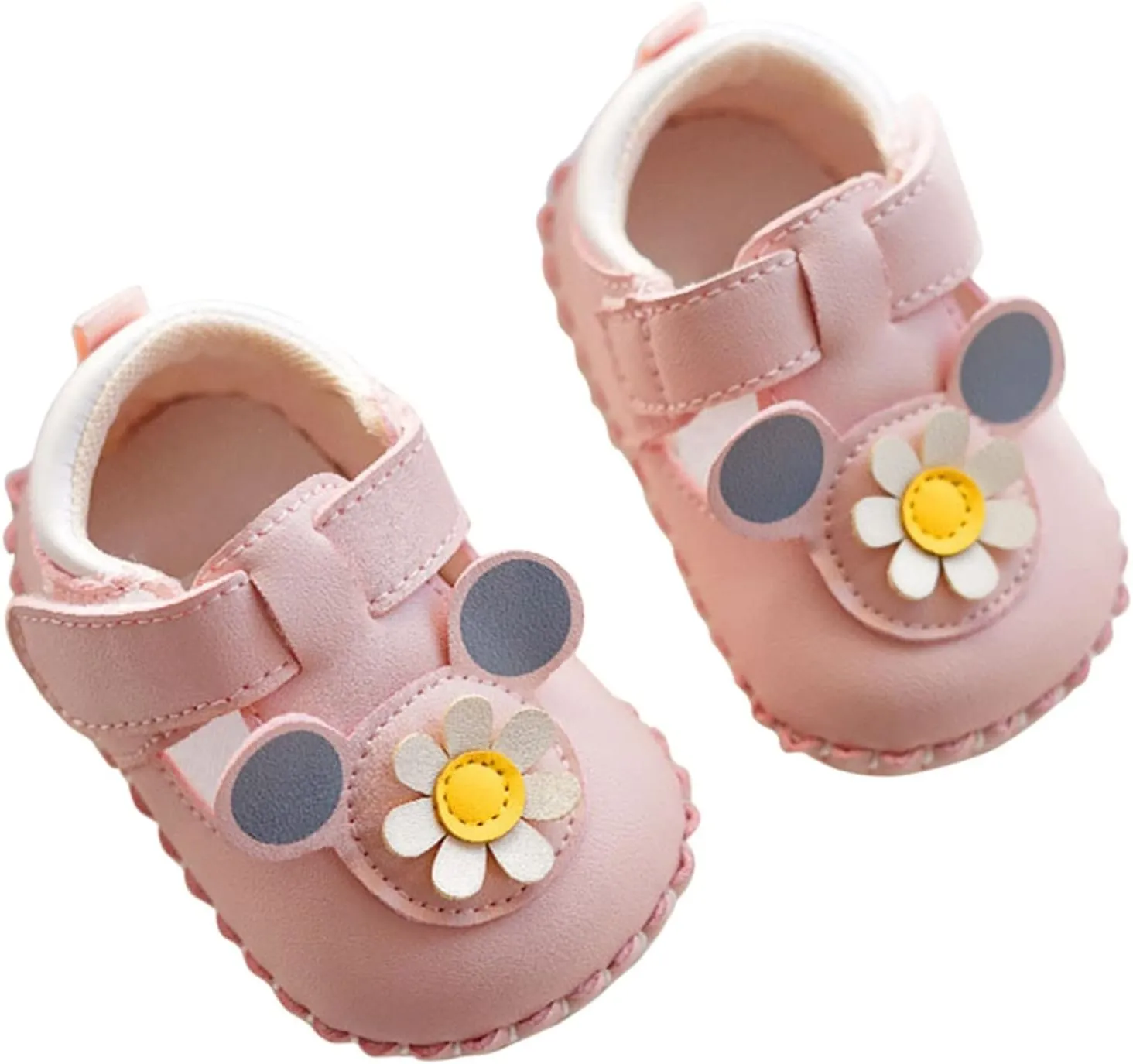 Infant Baby Girls Shoes Soft Sole Princess Wedding Dress Mary Jane Newborn Light Baby Sneaker Shoes Kids Water Shoes