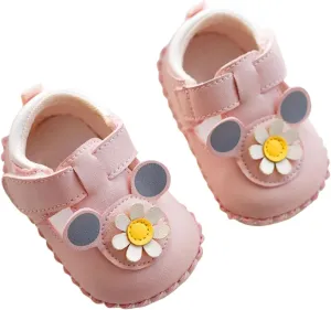 Infant Baby Girls Shoes Soft Sole Princess Wedding Dress Mary Jane Newborn Light Baby Sneaker Shoes Kids Water Shoes