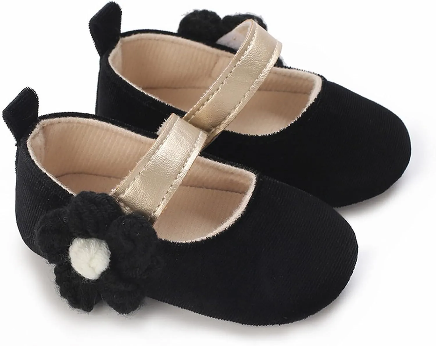 Infant Baby Girls Soft Sole Bowknot Princess Shoes Wedding Dress Mary Jane Flat Shoes Newborn Light Sneaker Shoes