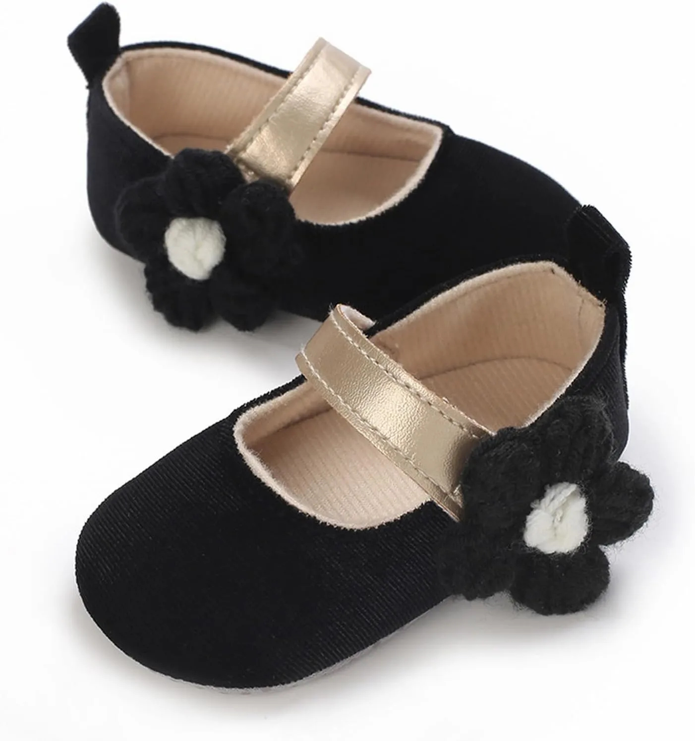 Infant Baby Girls Soft Sole Bowknot Princess Shoes Wedding Dress Mary Jane Flat Shoes Newborn Light Sneaker Shoes