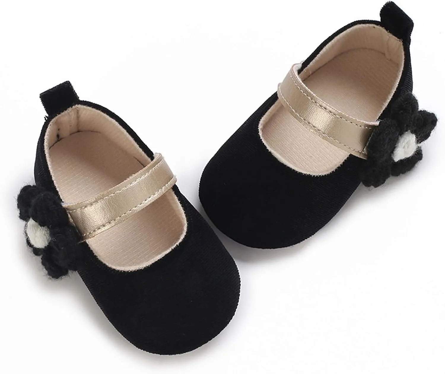 Infant Baby Girls Soft Sole Bowknot Princess Shoes Wedding Dress Mary Jane Flat Shoes Newborn Light Sneaker Shoes