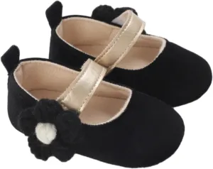 Infant Baby Girls Soft Sole Bowknot Princess Shoes Wedding Dress Mary Jane Flat Shoes Newborn Light Sneaker Shoes