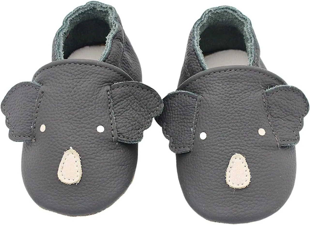 Infant Baby Soft Sole PU Leather Prewalker Shoes Infant Toddler Cute artoon Animal Slip-on Shoes Casual Slippers 3 Month Baby Hat