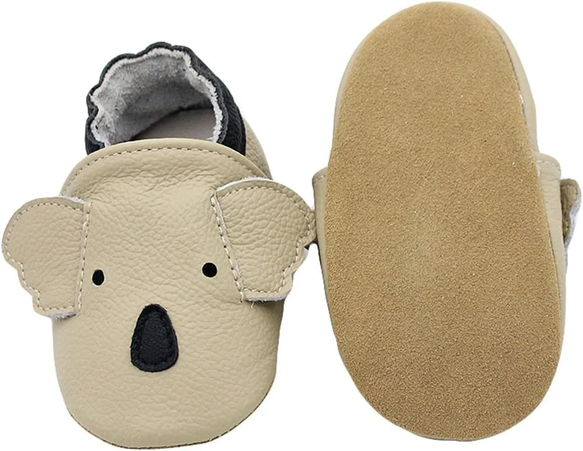 Infant Baby Soft Sole PU Leather Prewalker Shoes Infant Toddler Cute artoon Animal Slip-on Shoes Casual Slippers 3 Month Baby Hat