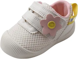 Infant Baby Walking Shoes Grid Soft Non Slip Casual Shoes Rubber Sole Outdoor Baby Walking Shoes