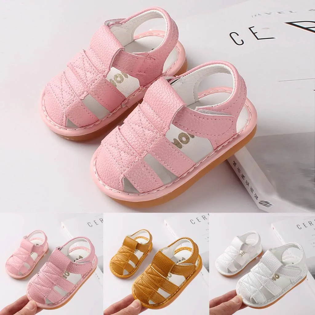 Infant Boys Girls Sandals Breathable Baby Summer Outdoor Casual Beach Shoes Toddler Newborn First Crib Girls Cheer Shoes