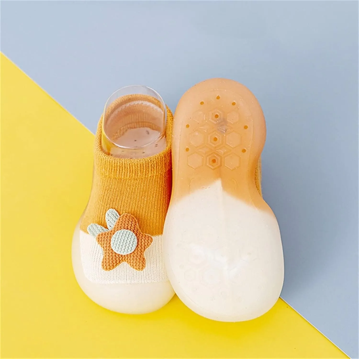 Infant Cute Cartoon Socks Shoes Baby Walking Shoes Cute Cartoon Soft Soles Antislip Shoes Baby Sock Shoes