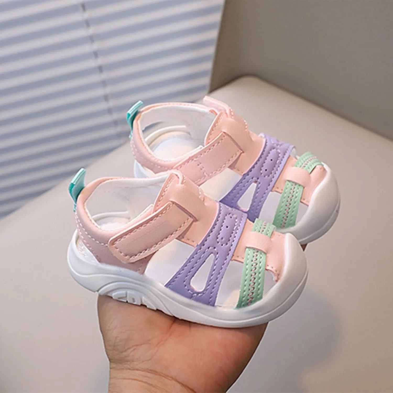 Infant Girls' Sandals Boys' Toddler Shoes Summer Baotou Sandals Soft Soled Toddler Shoes Children'S Jelly Baby Shoes