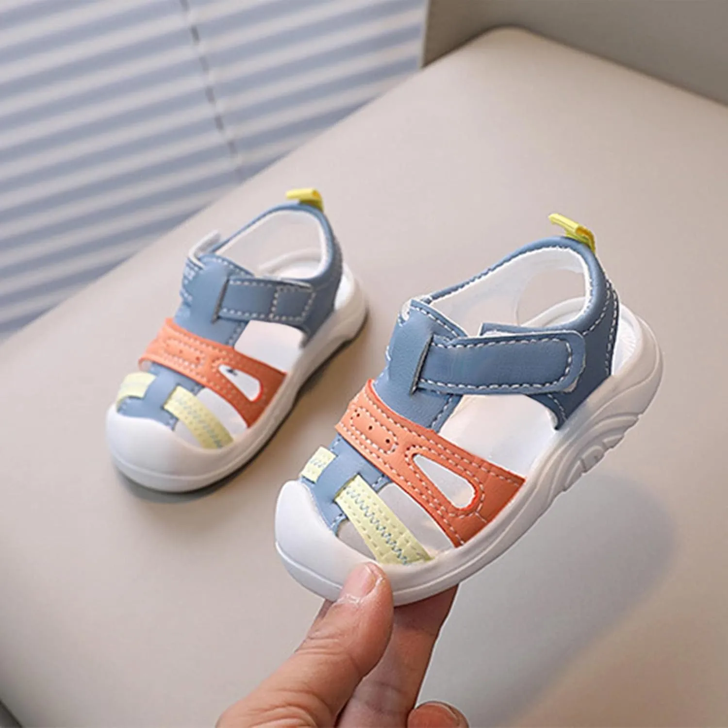 Infant Girls' Sandals Boys' Toddler Shoes Summer Baotou Sandals Soft Soled Toddler Shoes Children'S Jelly Baby Shoes