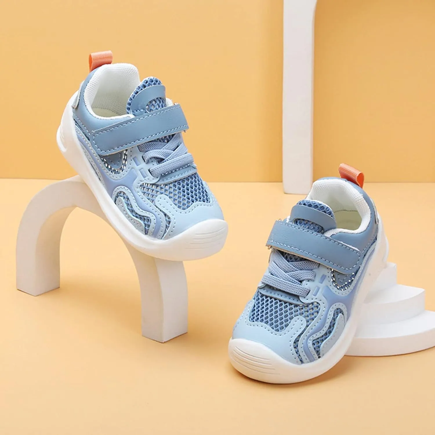 Infant Girls' Sneakers Girls' Soft Sole Casual Shoes Spring Summer New Baby Hollowed Out Mesh Function Shoe for Girls