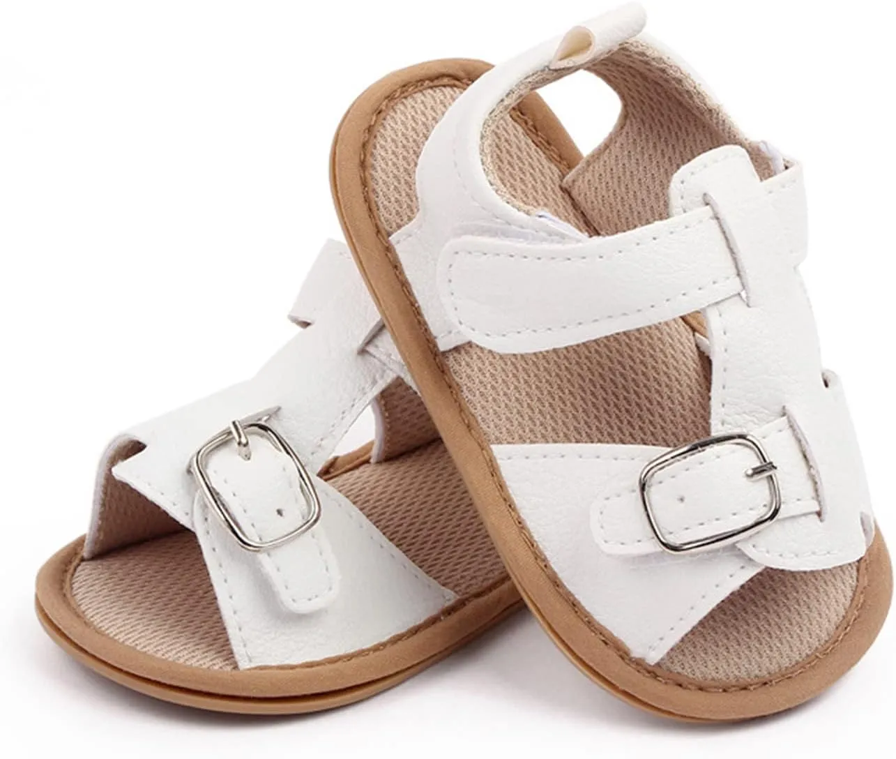 Infant Summer Soft Solid Baby Slip Bow Girls Shoes Crib Baby Shoe Toddle Shoes Boy Sandals 18-24 Months