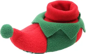 Infant Toddle Footwear Winter Warm Floor Shoes Soft Sole Indoor Warm Christmas Toddler Shoes Basketball Shoes with Strap