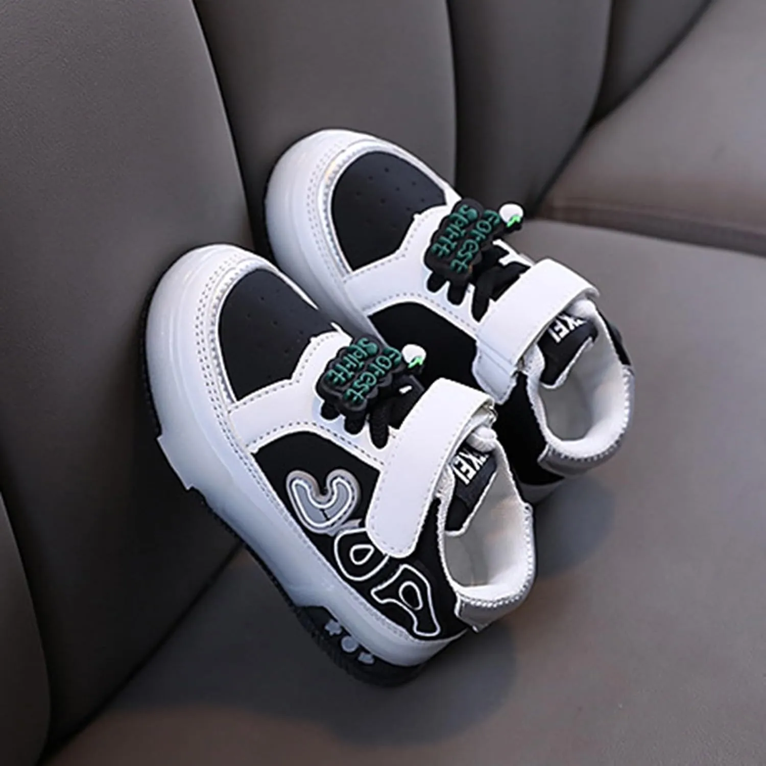 Infant Toddler LED Sneakers for Boys Girls Light Up Breathable Lightweight Soft Sole Casual First Walking Shoes Top 10