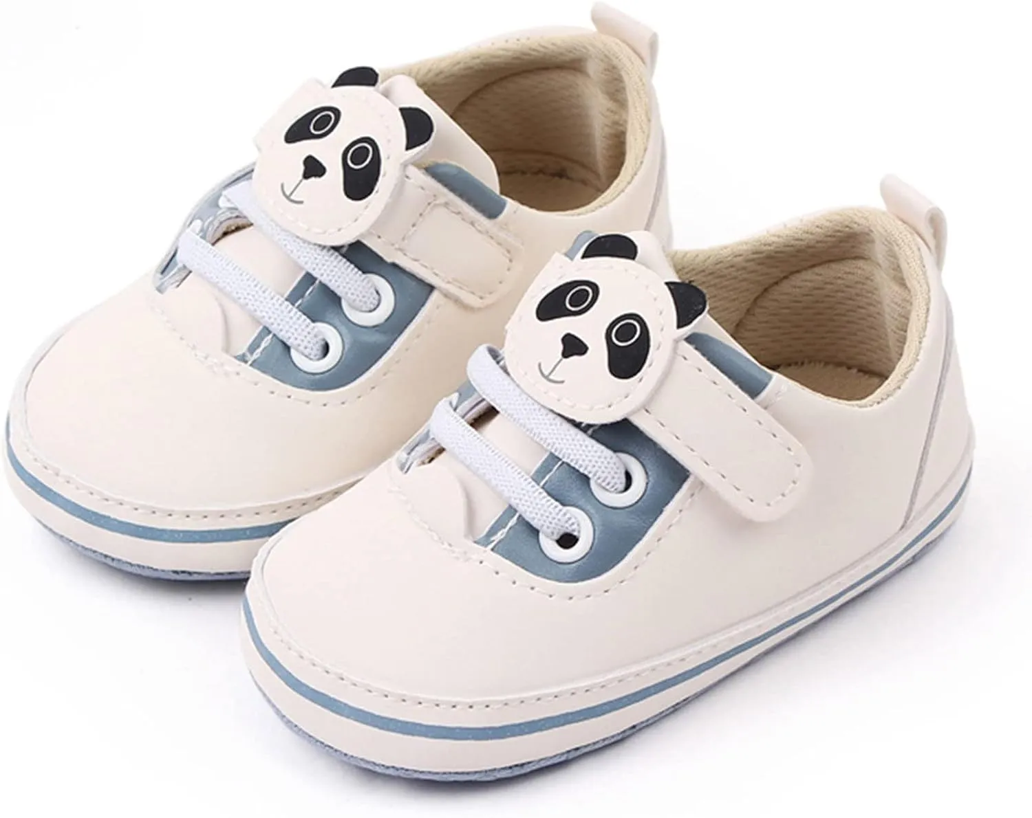Infant Toddler Shoes Soft Sole Cartoon Panda Lace Up Casual Shoes Princess Shoes Toddler Shoes Size 8 Toddler Cleats Soccer
