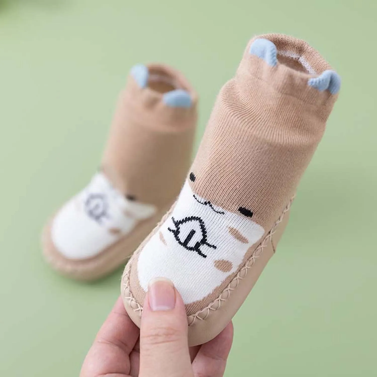 Infant Toddler Shoes Soft Sole Toddler Shoes Cartoon Print Breathable Non Slip Socks Socks Infant Toddler