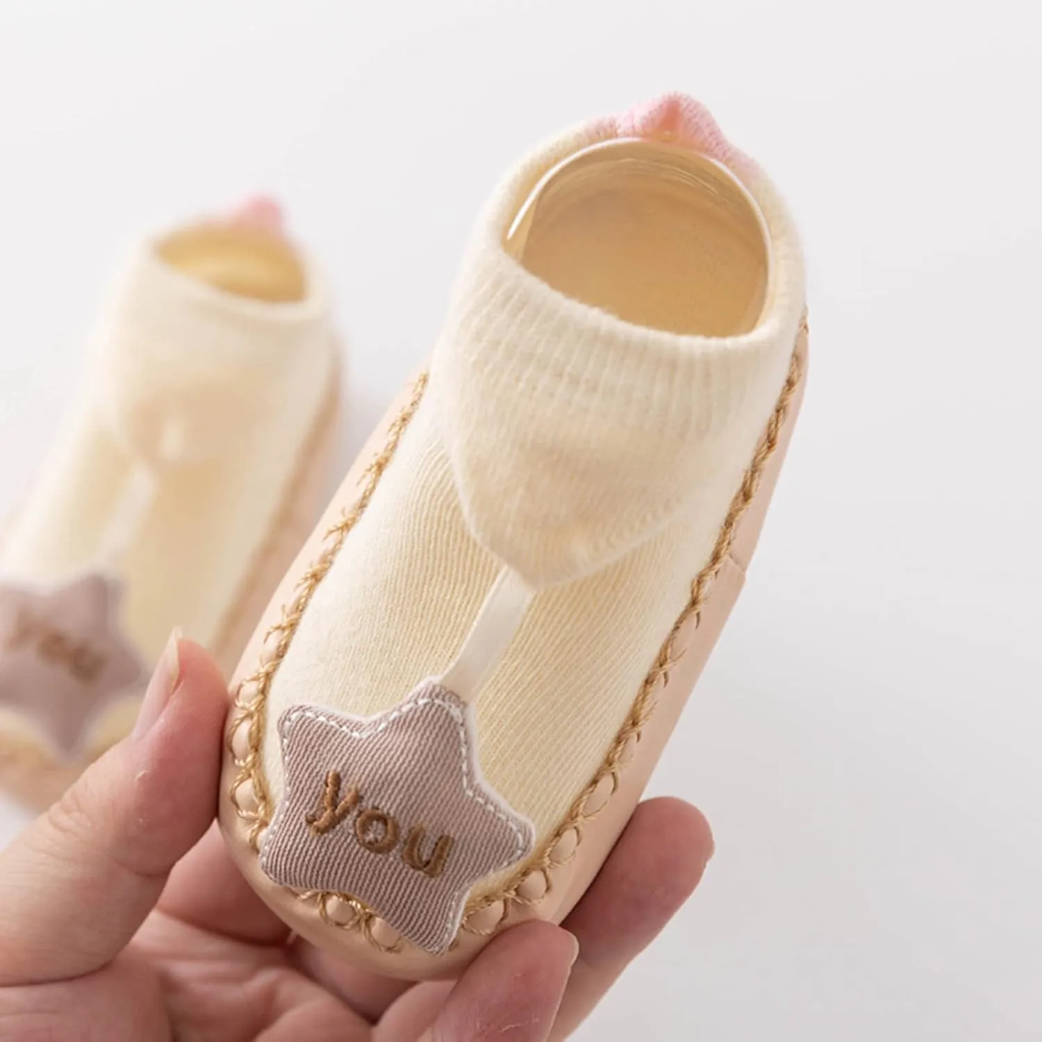 Infant Toddler Shoes Soft Sole Toddler Shoes Star Decoration Non Slip Breathable Socks Socks Shoes Toddler Jelly Sandals