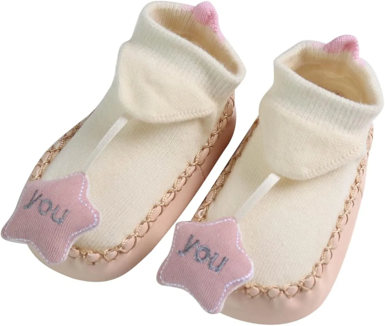 Infant Toddler Shoes Soft Sole Toddler Shoes Star Decoration Non Slip Breathable Socks Socks Shoes Toddler Jelly Sandals