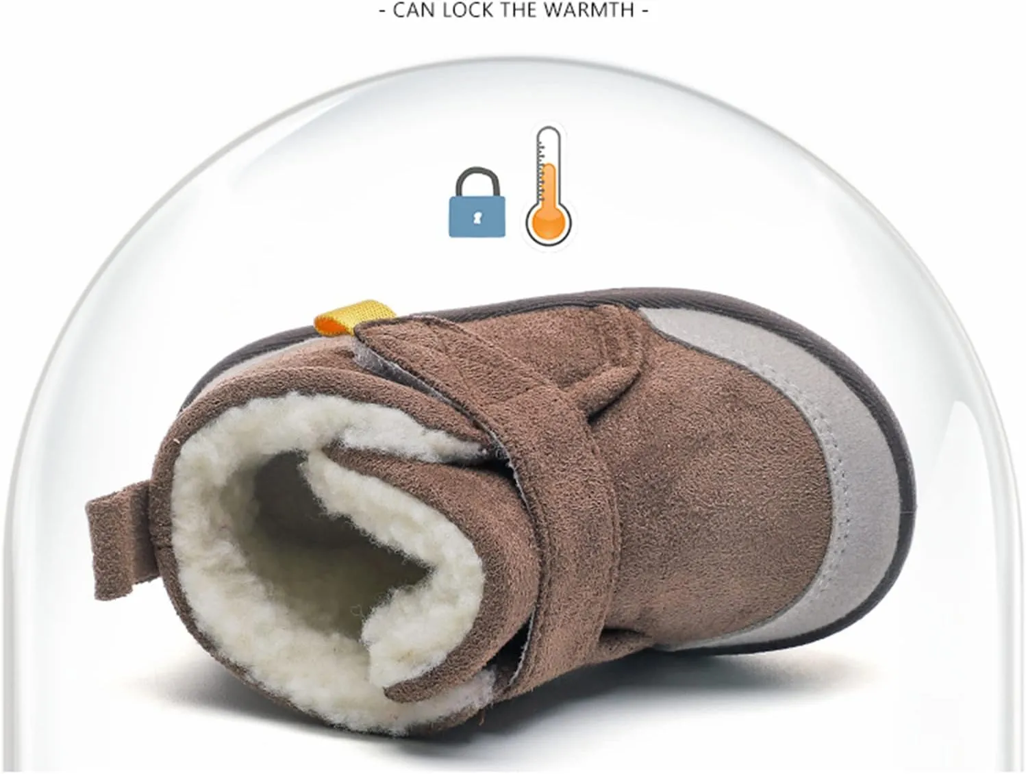 Infant Walking Shoes Boys Baby Shoes Toddler Boots Soft Bottom Toddler Shoes Plus Velvet Thick Non Slip Large Cotton Shoes Baby Boy Boot Shoes