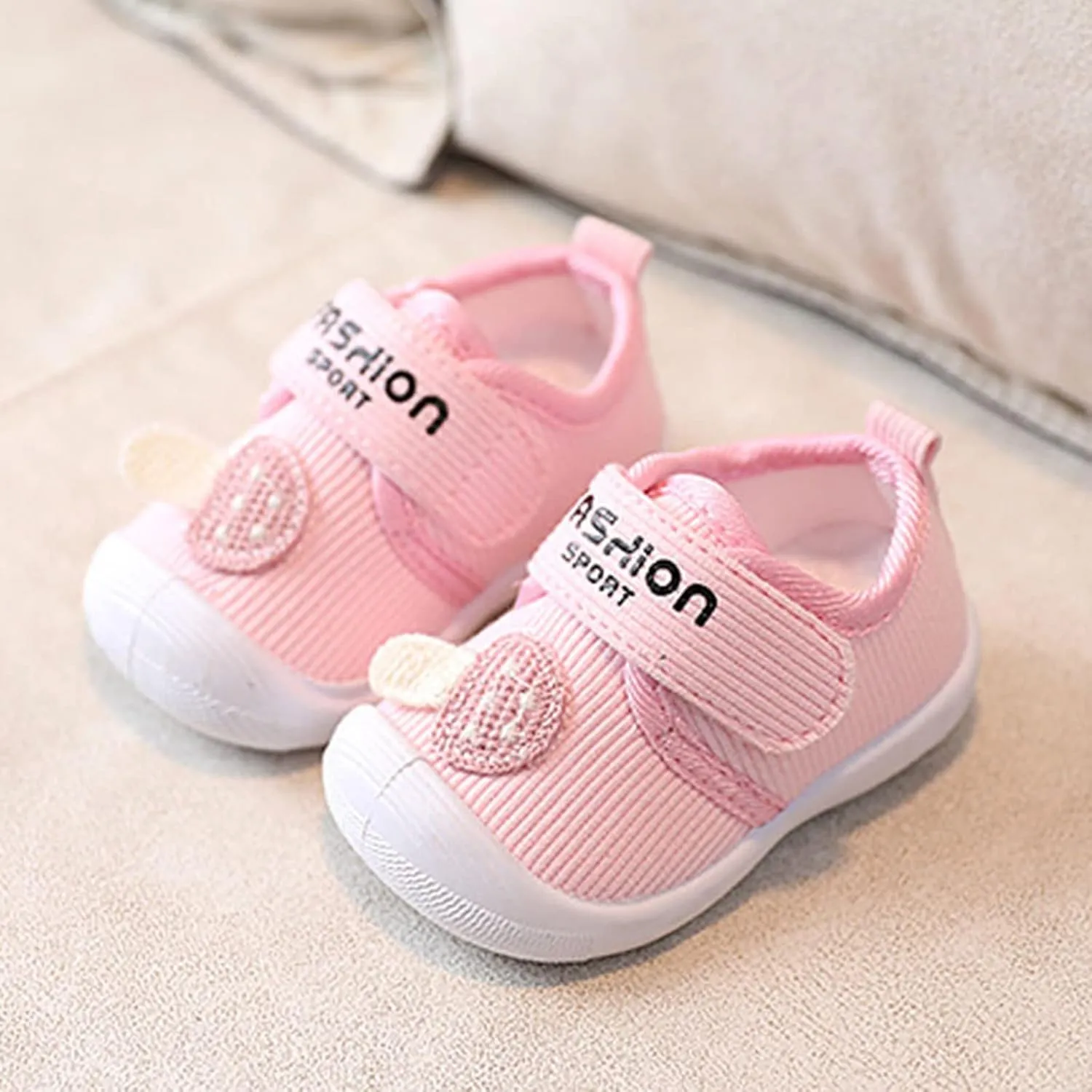 JINCAIHONG Baby Walking Shoes Boys Girls Breathable Barefoot Sneakers Lightweight Non Slip Footwear for Infants