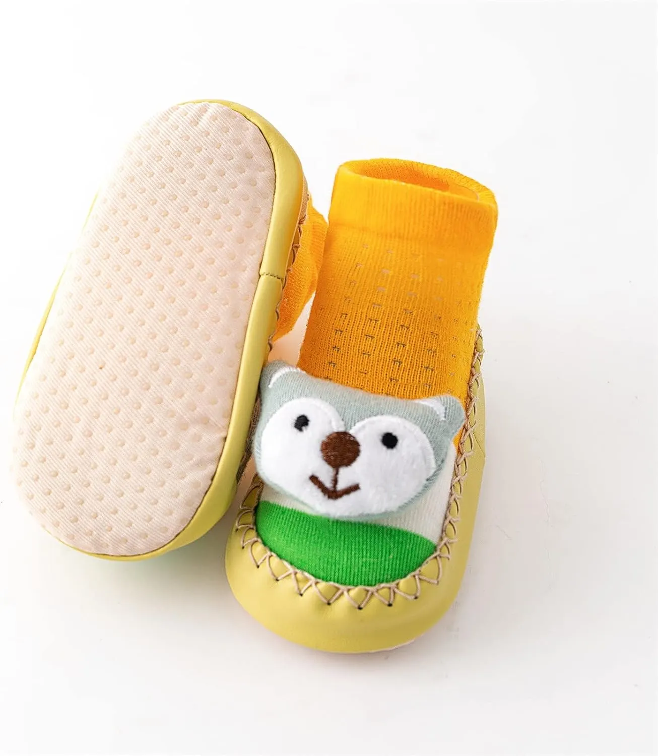 JINCAIHONG Sock Shoes for Toddler Babys First Walking Shoes Kids Girls Soft Sole Slipper Socks with Grips